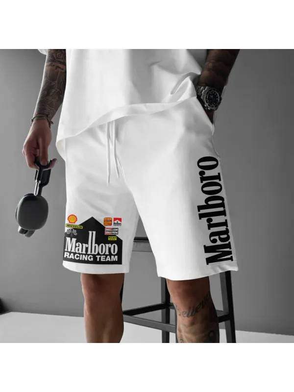 Racing Print Sweatpants Shorts Formula One Shorts Fitness Sports Outdoor Shorts - Ootdmw.com 
