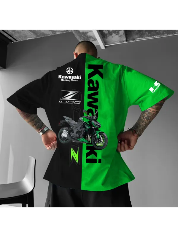 Men's 2025 New Style Motorcycle Loose T-shirt - Ootdmw.com 
