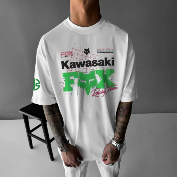 Men's 2025 New Style Motorcycle Loose T-shirt - Ootdyouth.com 