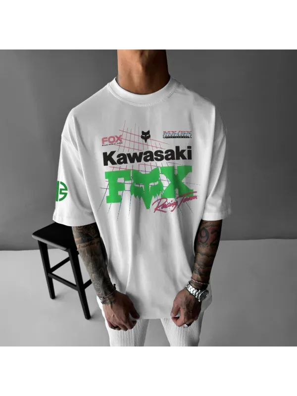 Men's 2025 New Style Motorcycle Loose T-shirt - Ootdmw.com 
