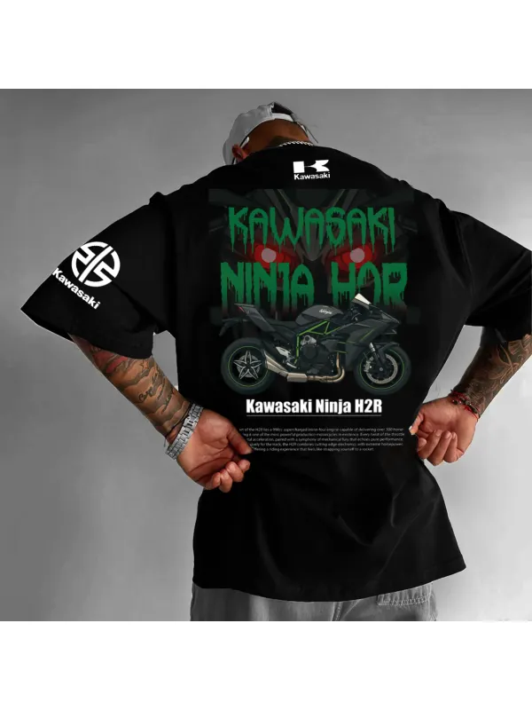 Men's 2025 New Style Motorcycle Loose T-shirt - Ootdmw.com 