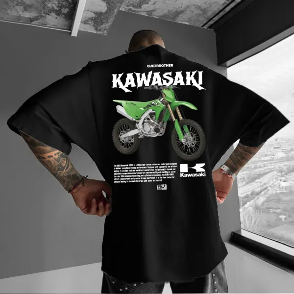 Men's 2025 New Style Motorcycle Loose T-shirt - Ootdyouth.com 