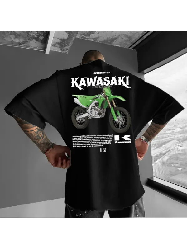 Men's 2025 New Style Motorcycle Loose T-shirt - Ootdmw.com 