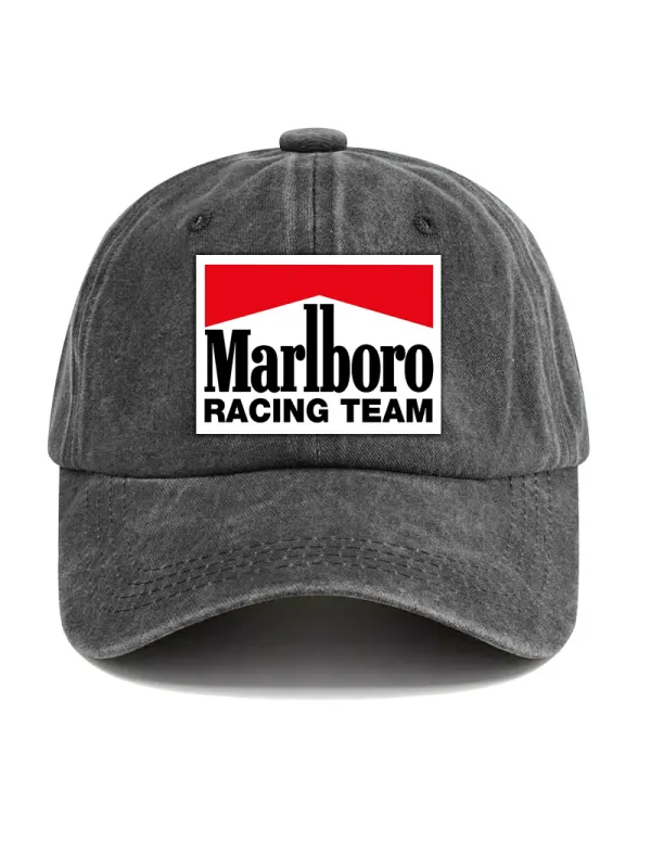 Washed Cotton Baseball Cap, Old Dad Hat, Men's Retro Foreign Trade Sun Hat, Cross-border Printable Soft Top Cap - Anrider.com 