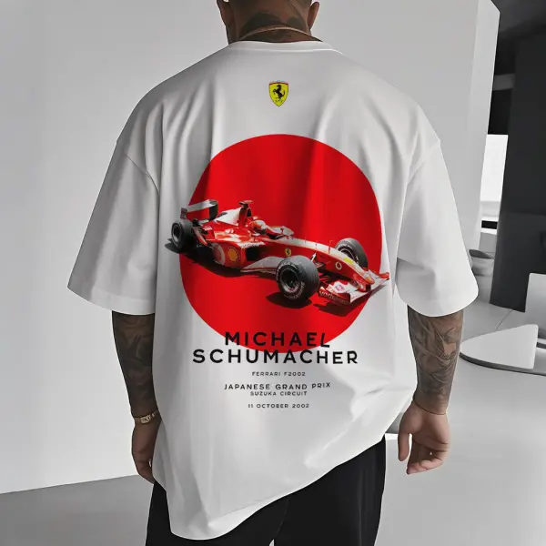 Racing Car Graphic T-Shirt For Men - Perfect For Motorsport Enthusiasts - Ootdyouth.com 