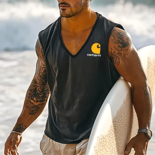 Stylish Sleeveless Vest For Beach And Outdoor Activities - Ootdyouth.com 