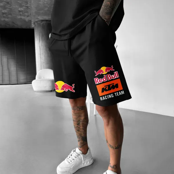 Racing Printed Sweatpants Shorts Motorcycle Printed Shorts Fitness Sports Outdoor Shorts - Ootdyouth.com 