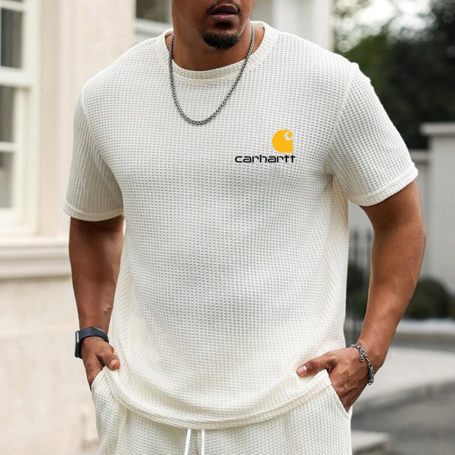 

Men's Carhartt Waffle Knit T-Shirt Graphic Print