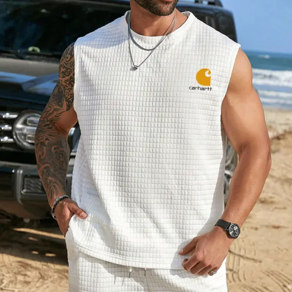 Quilted Sleeveless Vest For Men - Perfect For Casual Summer Outfits - Wayrates.com 
