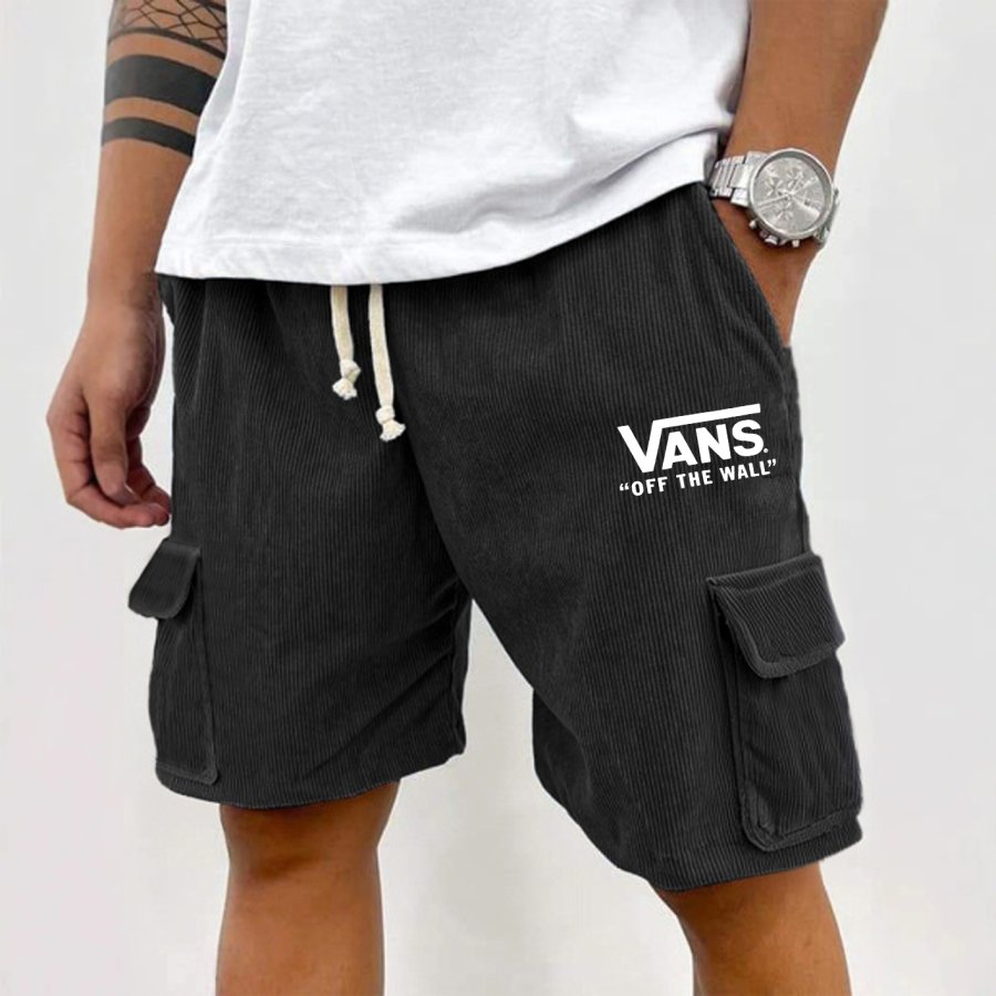 

Vans Men's Vintage Outdoor Corduroy Surf Pocket Casual Cargo Shorts Boardshorts