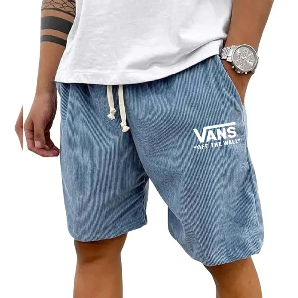 Men's Vintage Outdoor Corduroy Surf Pocket Casual Shorts Boardshorts - Ootdyouth.com 