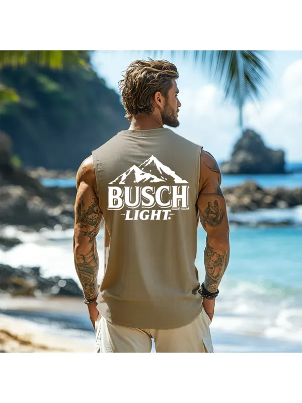 Mens Beach Outdoor Vintage Graphic Tank Top - Aptkoi.com 