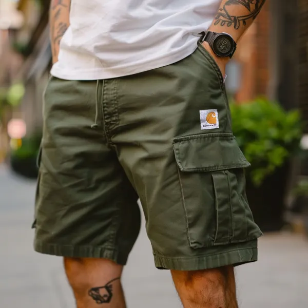 Cargo Shorts With Multi-Pockets For Men - Perfect For Casual And Outdoor Activities - Ootdyouth.com 