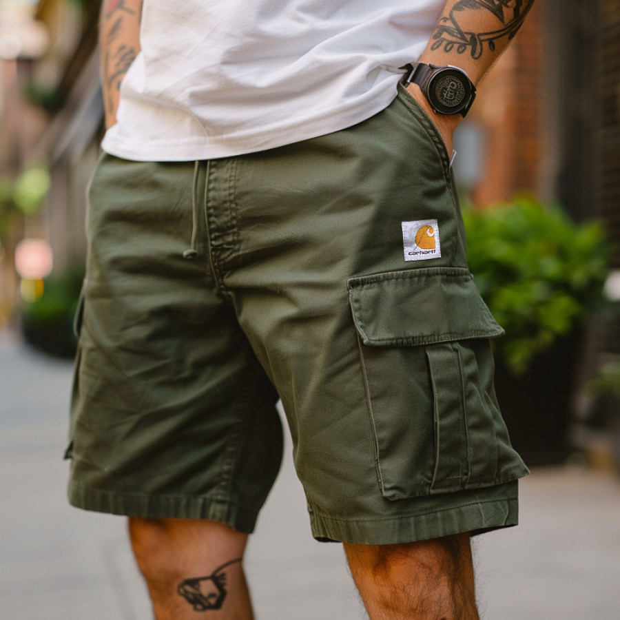 

Cargo Shorts With Multi-Pockets For Men - Perfect For Casual And Outdoor Activities