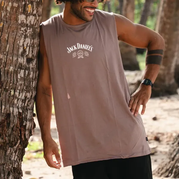 Retro Beer Brand Vest - Ootdyouth.com 