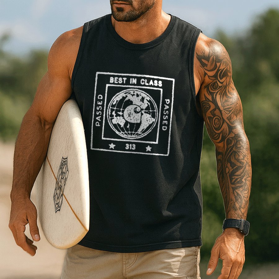 

Best In Class Graphic Tank Top For Men - Perfect For Summer Outdoors