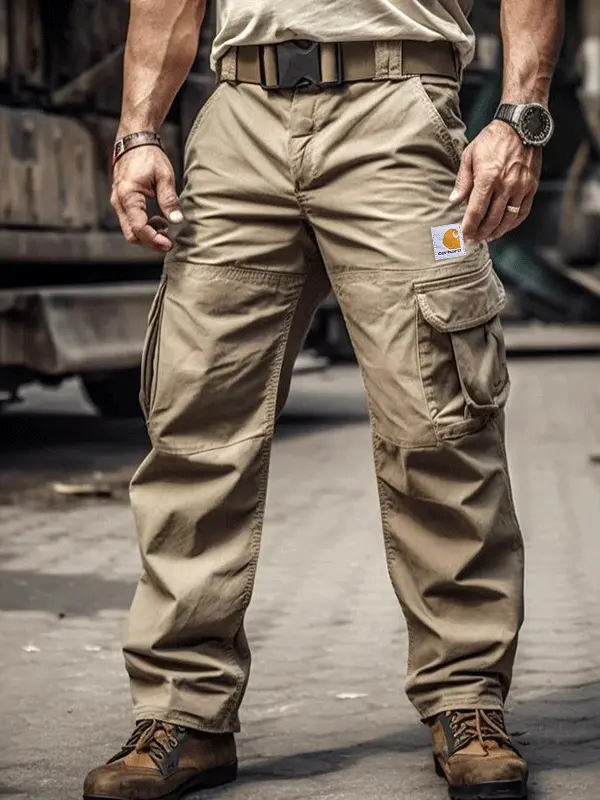 Carhartt Tactical Cargo Pants For Men Functional Multiple Pockets Workwear Pants - Pragmaace.com 