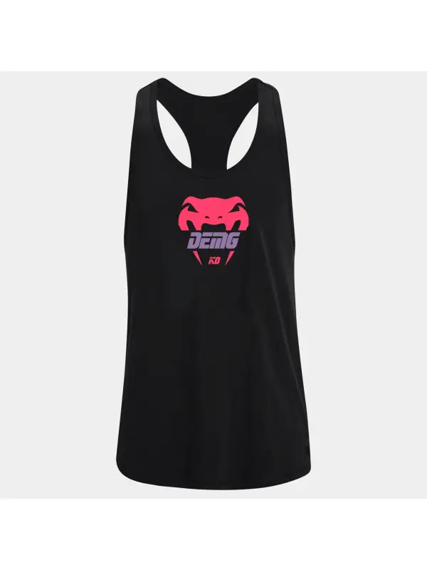 Oversized Loose Racerback Vest Fitness Sports Ultimate Fighting Print Vest - Ootdmw.com 