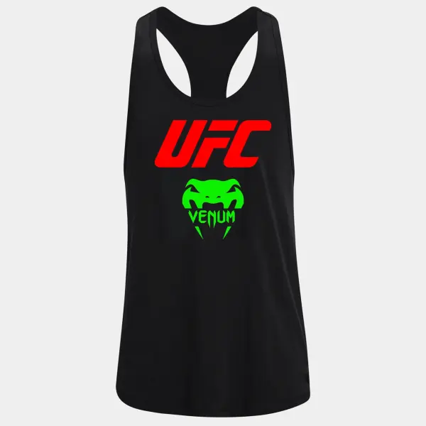 Oversized Loose Racerback Vest Fitness Sports Ultimate Fighting Print Vest - Ootdyouth.com 