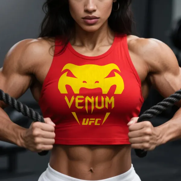 Women's Fitness Sports Tank Top Ultimate Fighting Print Tank Top - Ootdyouth.com 