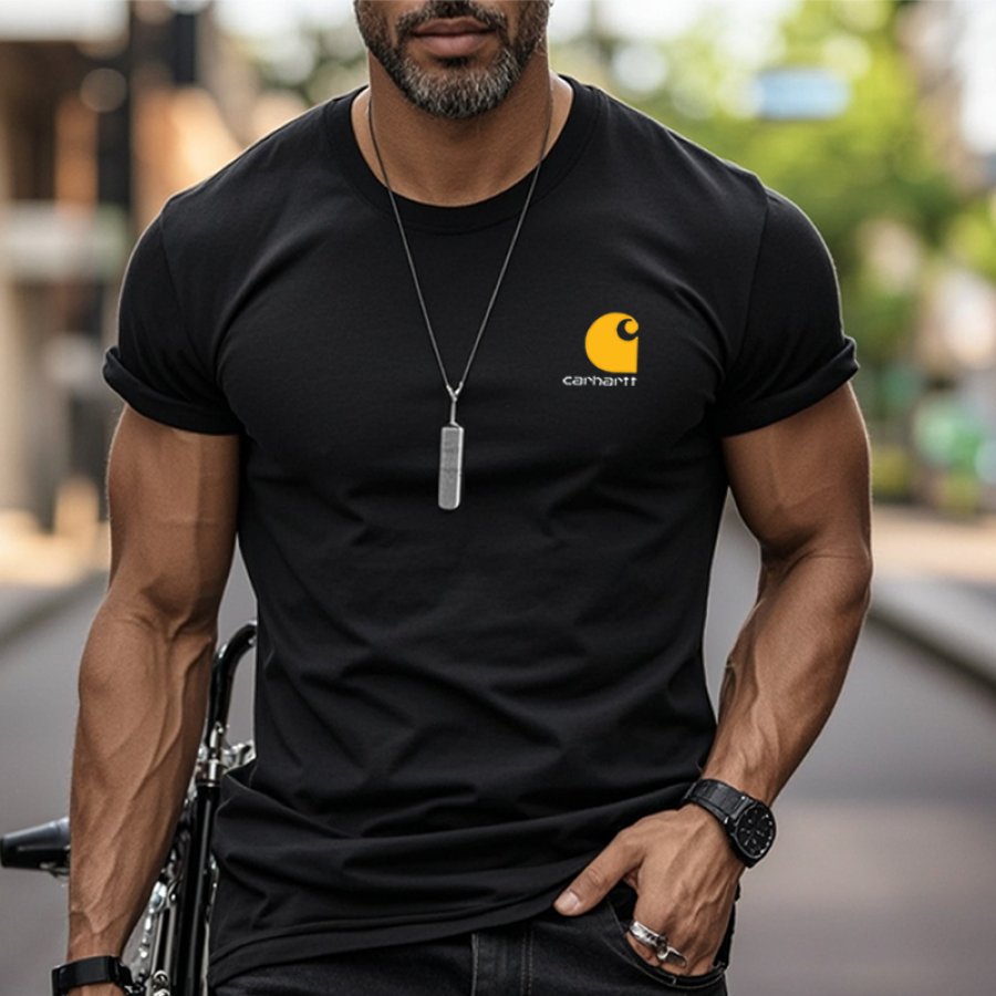 

Men's Casual Graphic Print Cotton T Shirt Streetwear