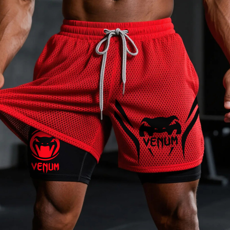 

Fitness Double Mesh Shorts Venum MMA Shorts Ultimate Fighting Double Shorts