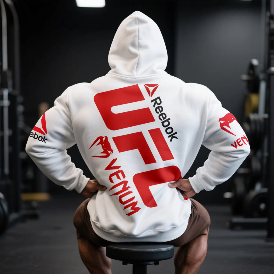 

Large Size Loose Comfortable Breathable Hooded Sweatshirt Fitness Sports Extreme Fighting Sweatshirt