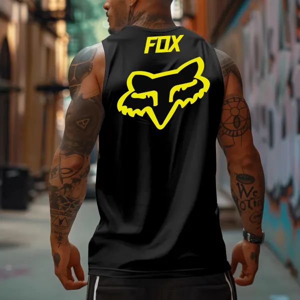 Men's Racing Team Graphic Sports Tank Top - Ootdyouth.com 