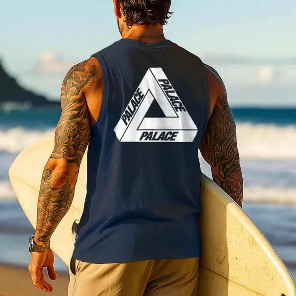 Stylish Iconic Triangle Tank Top - Ootdyouth.com 