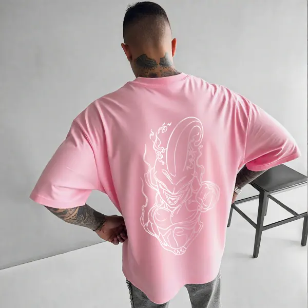 Oversized Anime Puff Printed T-shirts - Ootdyouth.com 
