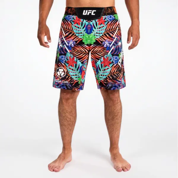Colorful Tropical Fight Shorts - Ootdyouth.com 