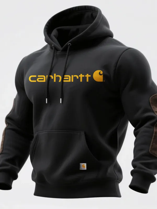 Carhartt Men's Retro Western Style Casual Hooded Sweatshirt - Menbarn.com 