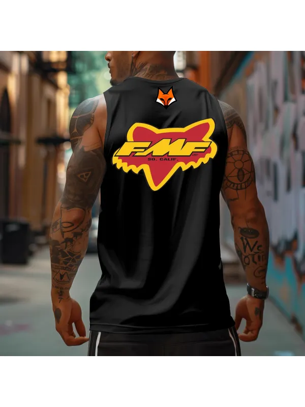 Men's Racing Team Graphic Tank Top - Aptkoi.com 