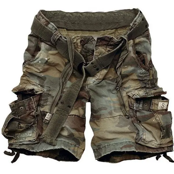Mens Outdoor Camouflage Casual Shorts - Wayrates.com 