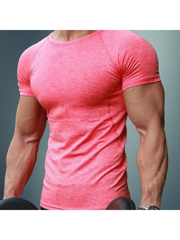Men's Fashion Casual Fitness Sports T-Shirt - Machoup.com 