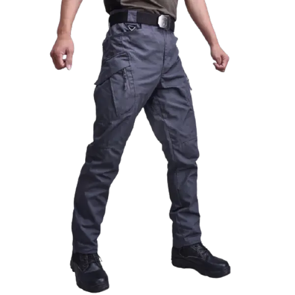 Men's Outdoor Tactical Plaid Fabric IX9 Trousers - Wayrates.com 