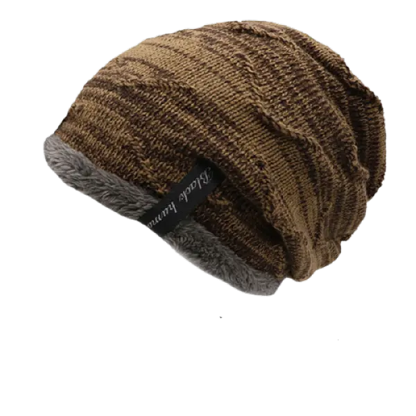 Men's Thick Warm Knit Hat - Wayrates.com 