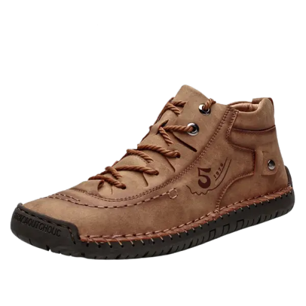 Men's Plus Fleece Warm And Soft Outdoor Casual Boots - Wayrates.com 