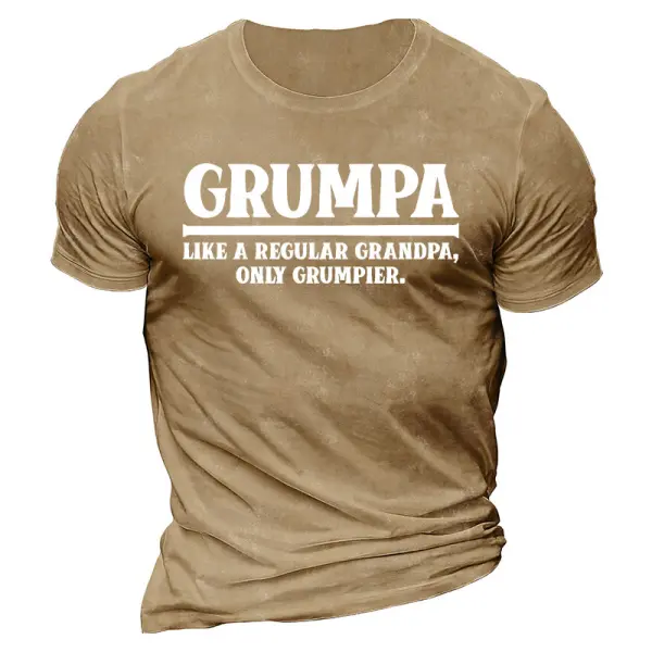 Grandpa Men's Short Sleeve T-Shirt Only $25.89 - Wayrates.com 