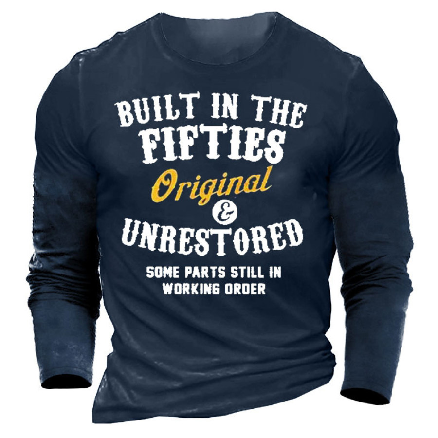 

Funny Built In The Fifties Men's T-shirt