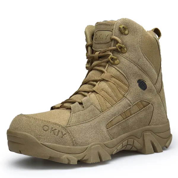 Outdoor High-Top Training Tactical Boots - Manlyhost.com 