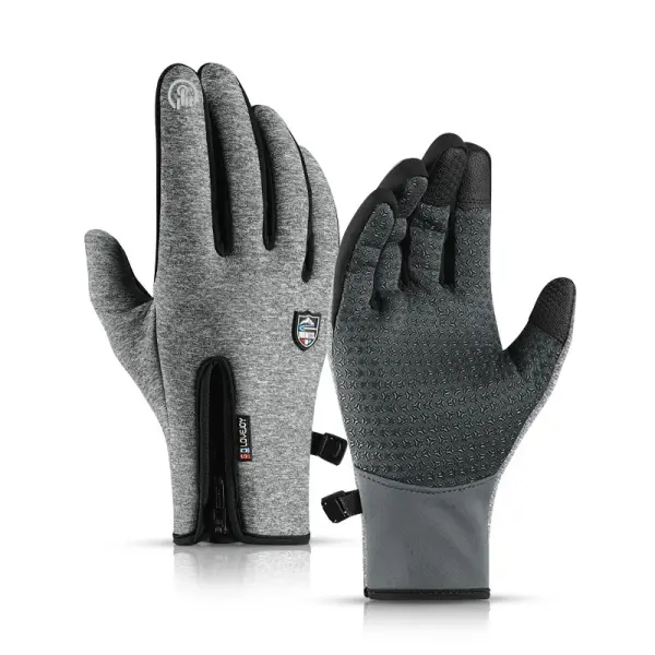 Outdoor windproof and waterproof touch screen warm fleece gloves Only $10.89 - Wayrates.com 