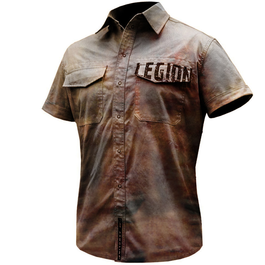 

Mens outdoor tear-resistant tactical shirt