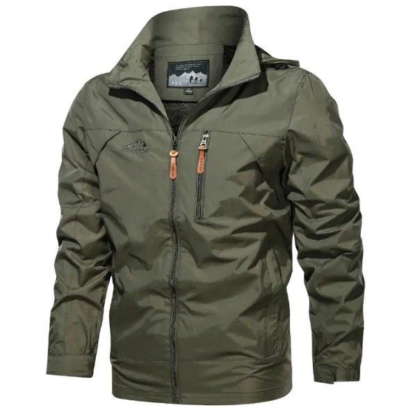 Men's Outdoor Tactical Windproof and Waterproof Jacket - Wayrates.com 