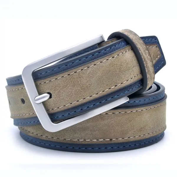 Men's Casual Pu Leather Pin Buckle Belt - Wayrates.com 