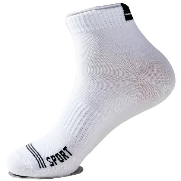 Men's Comfortable Mid-tube Breathable Alphabet Sports Socks - Wayrates.com 