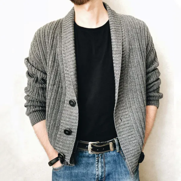 Long Sleeve Fashion V-Neck Sweater Cardigan - Keymimi.com 