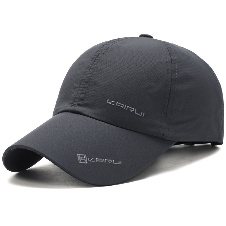 

Men's Outdoor Sports Letter Printing Quick-drying Sunshade Cap