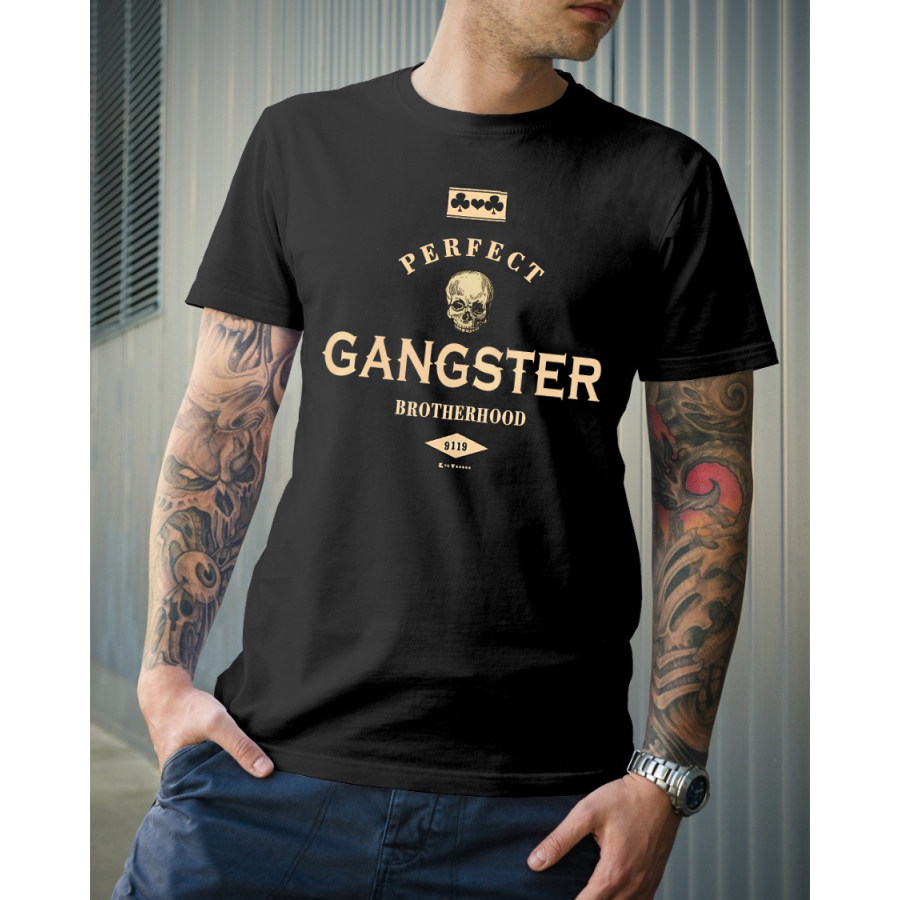 

Mens Retro Daily Leisure Printed T-shirt