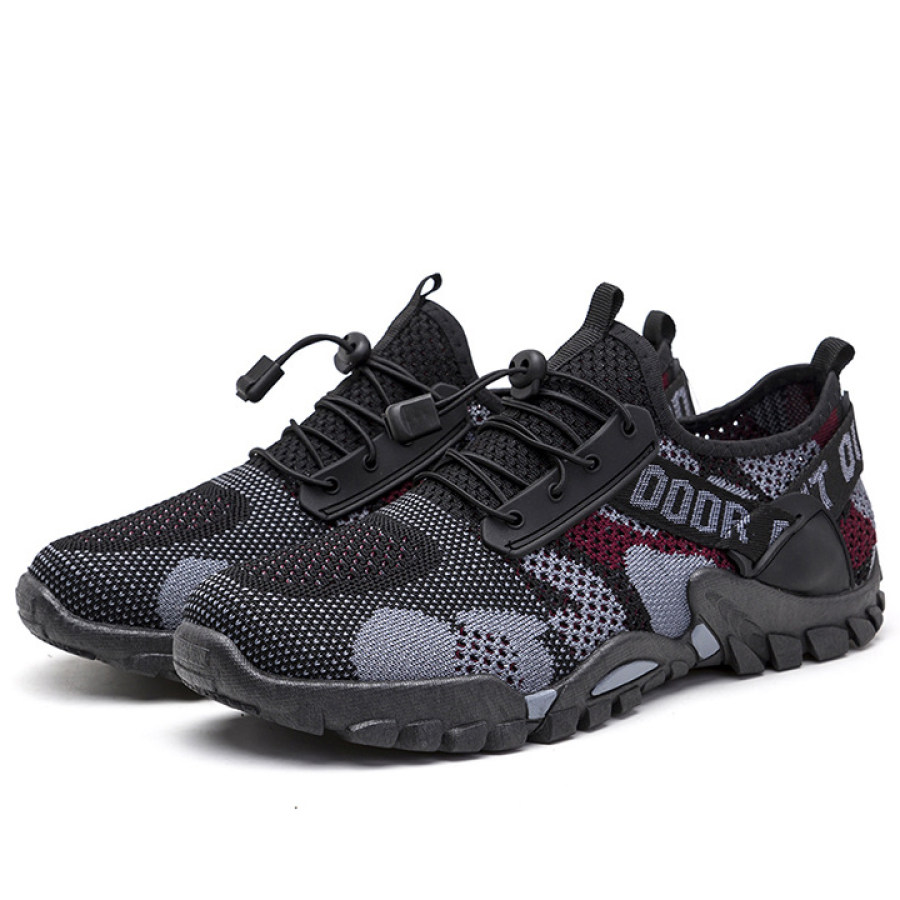 

Men's Outdoor Casual Soft Sole Mesh Camouflage Hiking Sneakers